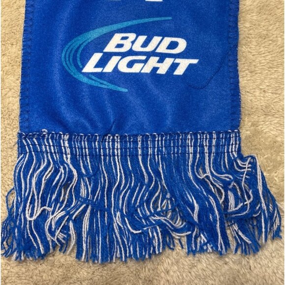 Toronto Blue Jays Scarf Bud Light Fringe 56" Genuine Merchandise MLB Baseball - Picture 4 of 7